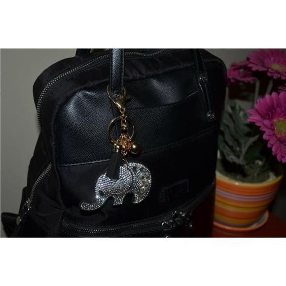 Elephant Keychains for Women Girls – Crystal Purse Charm – Backpack Charms - Picture 7 of 9